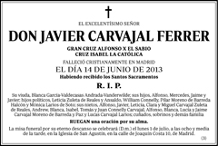 Javier Carvajal Ferrer